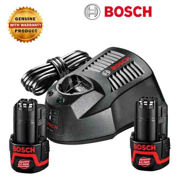 Bosch Starter set Batterie PBA 12V 2x2.0Ah W-B + chargeur
