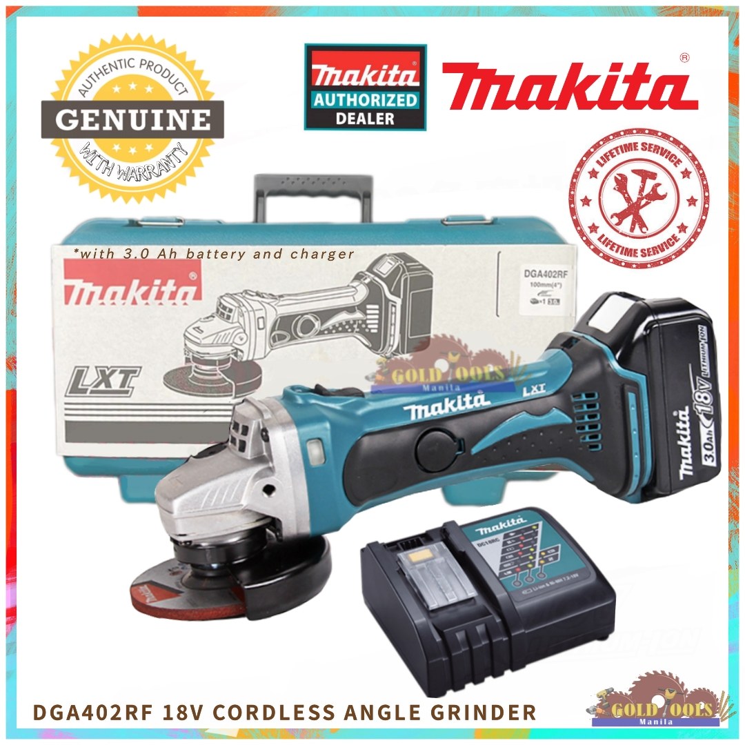 Makita drill and discount angle grinder set